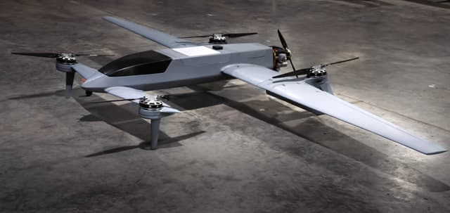 Avidron Echo aircraft, front-left view