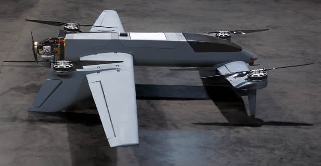 Avidron Echo aircraft, side view